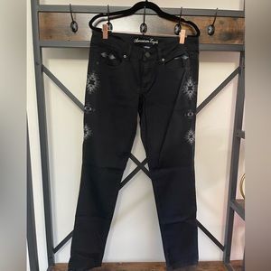 American Eagle Embroidered Jeans